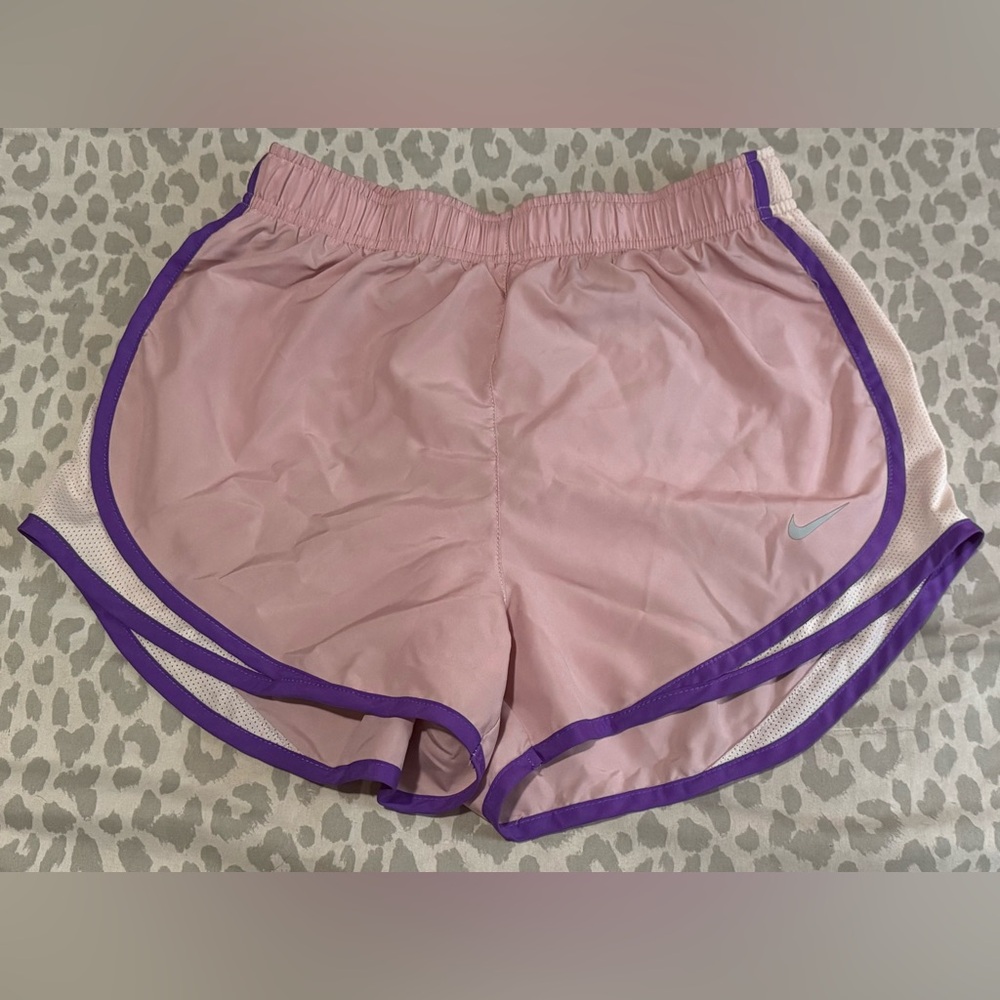 Nike Women's dry-fit Tempo Shorts in Pink and Purple